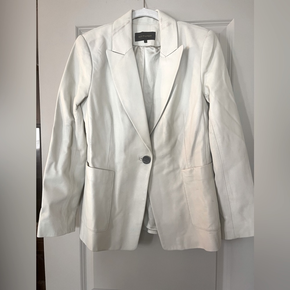 Kobi Halperin Genuine Leather Blazer Jacket Size M